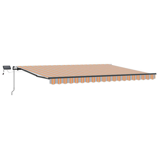 Toldo Retráctil Multicolor 400 X 300 Cm Tela Y Aluminio_0