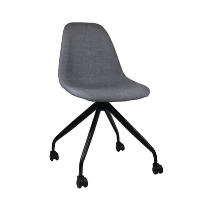 Silla De Escritorio Con Ruedas Basic Gris 85,7x46,5x55,5cm Thinia Home_0