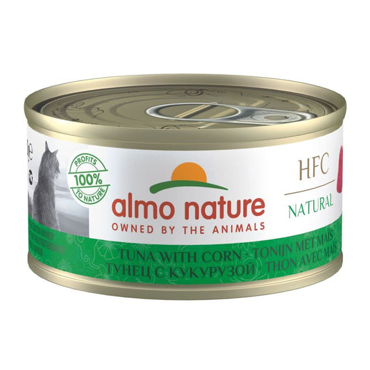 24ux70gr Sobre De Comida Natural Almo Para Gato Hfc De Atun Y Maiz_0
