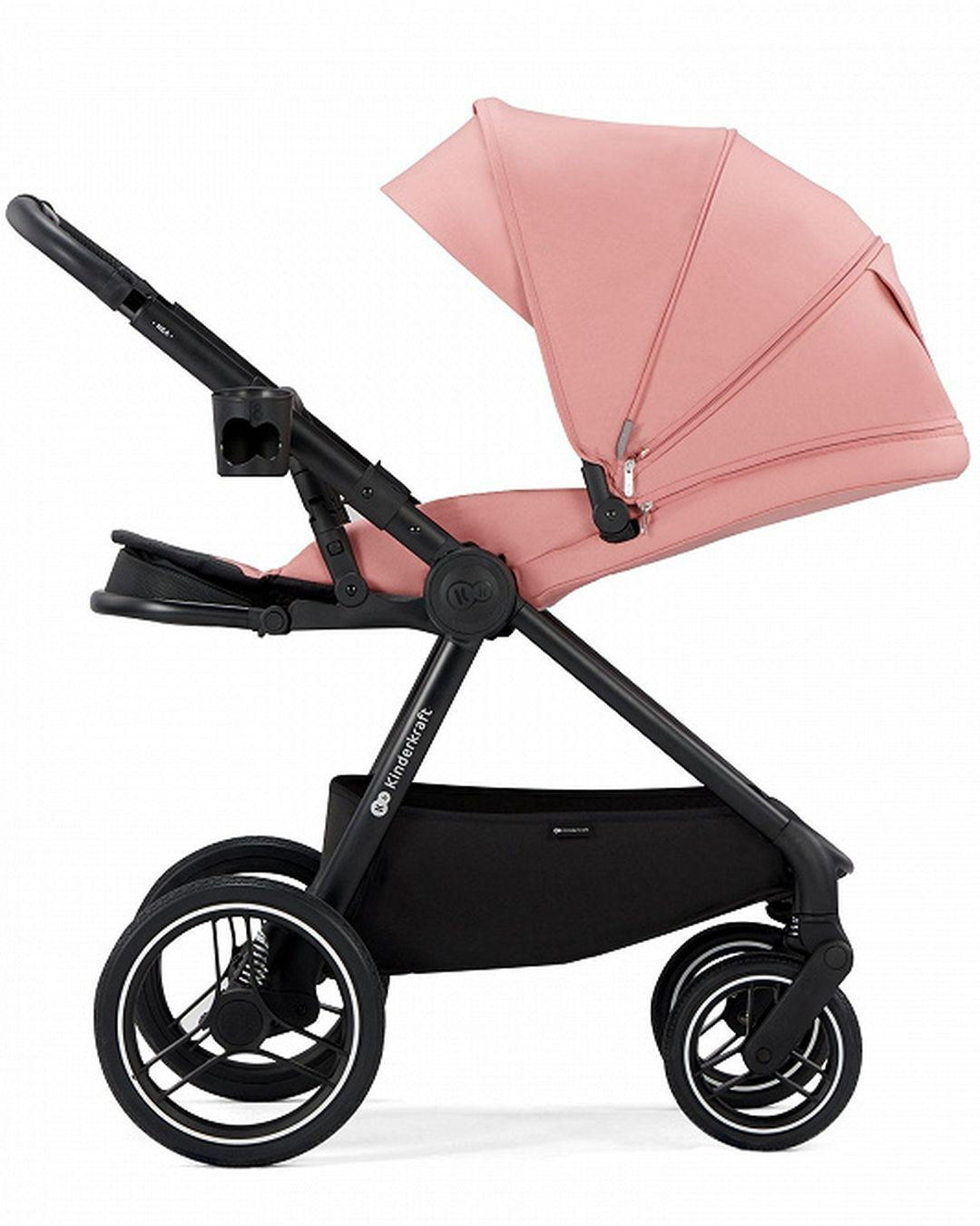 Carrito De Bebé Trío Nea Hasta 22 Kg Capazo Duro Y Grupo 0+ Pink_1