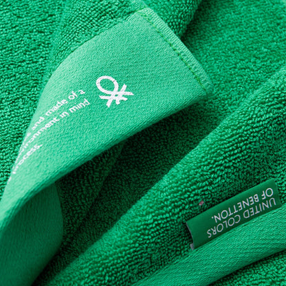 Toalla 50x90cm Algodón Orgánico 450gsm Verde Be_5