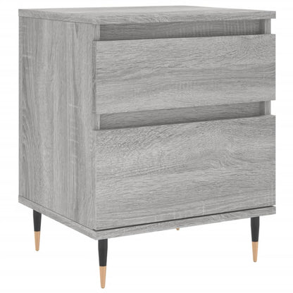 Mesita De Noche 2 Uds Madera Ingeniería Gris Sonoma 40x35x50 Cm_3