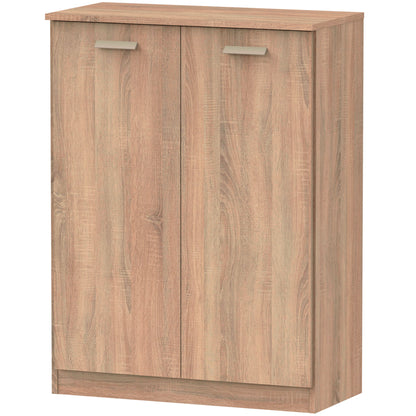 Armario Dormitorio, Multiusos, Baño, Mueble Cocina, Zapatero 2 Puertas 5 Estantes101x74x36 Cm, Briebe, Nova, Madera