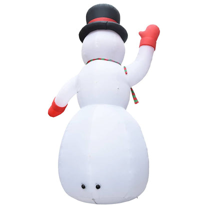 Vidaxl Muñeco De Nieve Inflable De Navidad Con Led Ip44 600 Cm Xxl_3