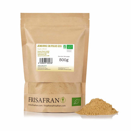 Jengibre En Polvo Ecológico | Calidad | Frisafran 500 G_1