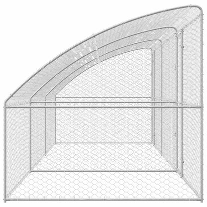 Refugio Para Perros 3 Pcs Plateado 6 X 2 X 2 M_4