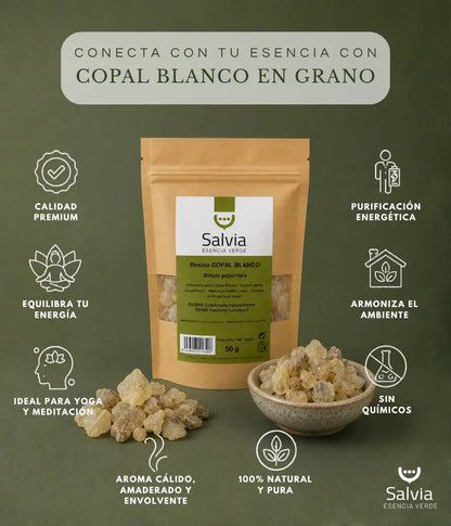 Salvia - Resina Copal Blanco, Granel | 50g_3