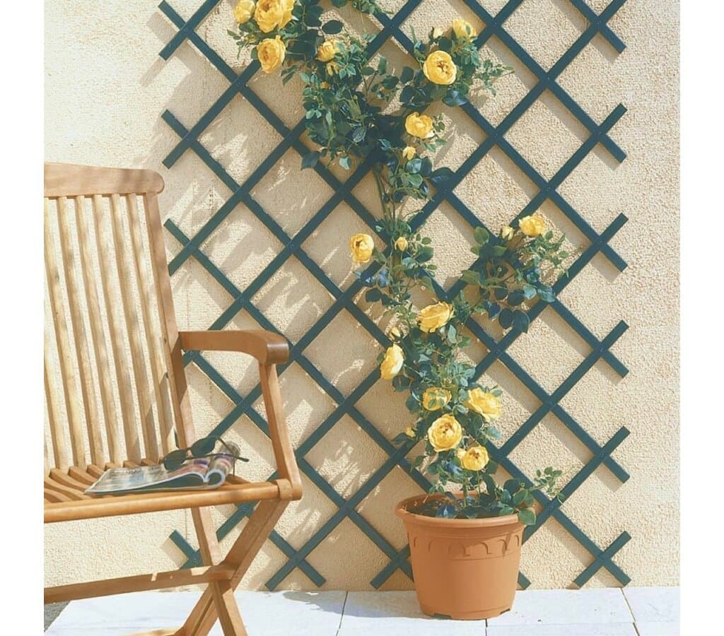 Celosía Plástico Extensible Verde 1x2 M