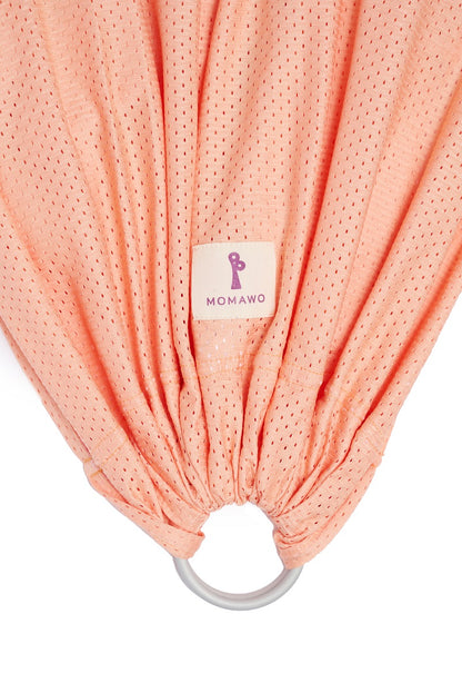 Bandolera Portabebé Momawo Splash Salmon