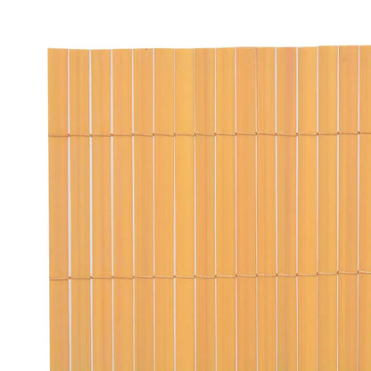 Valla De Jardín De Doble Cara Pvc Amarilla 90x500 Cm / Vetonek_2
