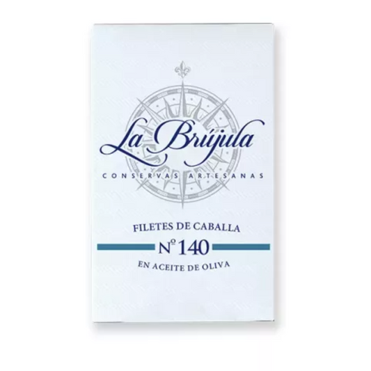 Filetes de caballa en aceite de oliva La Brujula 115 g
