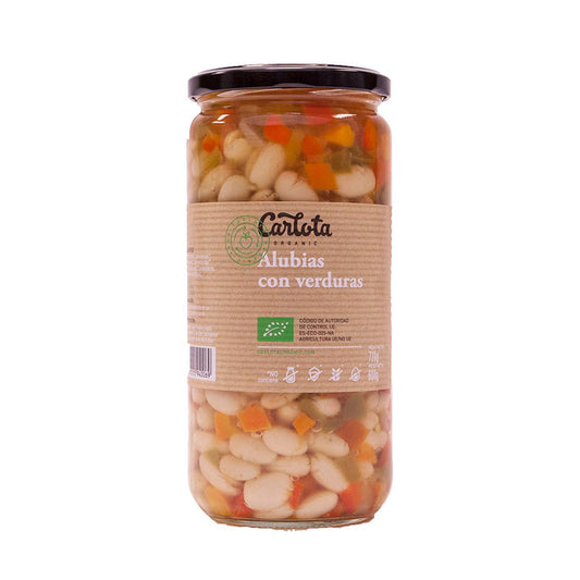 Alubias Con Verduras Bio 720g Carlota Organic