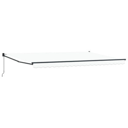 Toldo Retráctil Blanco 500 X 300 X 165 Cm_0