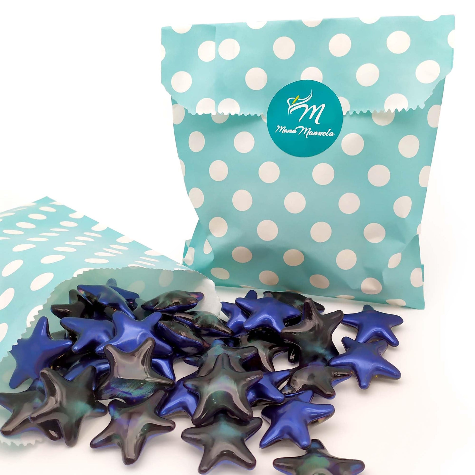 Pack Regalo 12 Perlas Baño En Forma Estrella - Con Aceite De Soja - Hidrata, Suaviza Y Perfuma La Piel - Aroma Magnolia_0