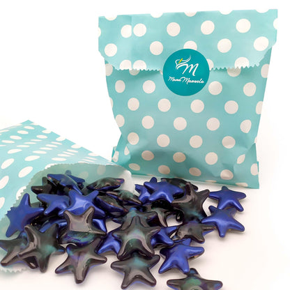 Pack Regalo 12 Perlas Baño En Forma Estrella - Con Aceite De Soja - Hidrata, Suaviza Y Perfuma La Piel - Aroma Magnolia_0