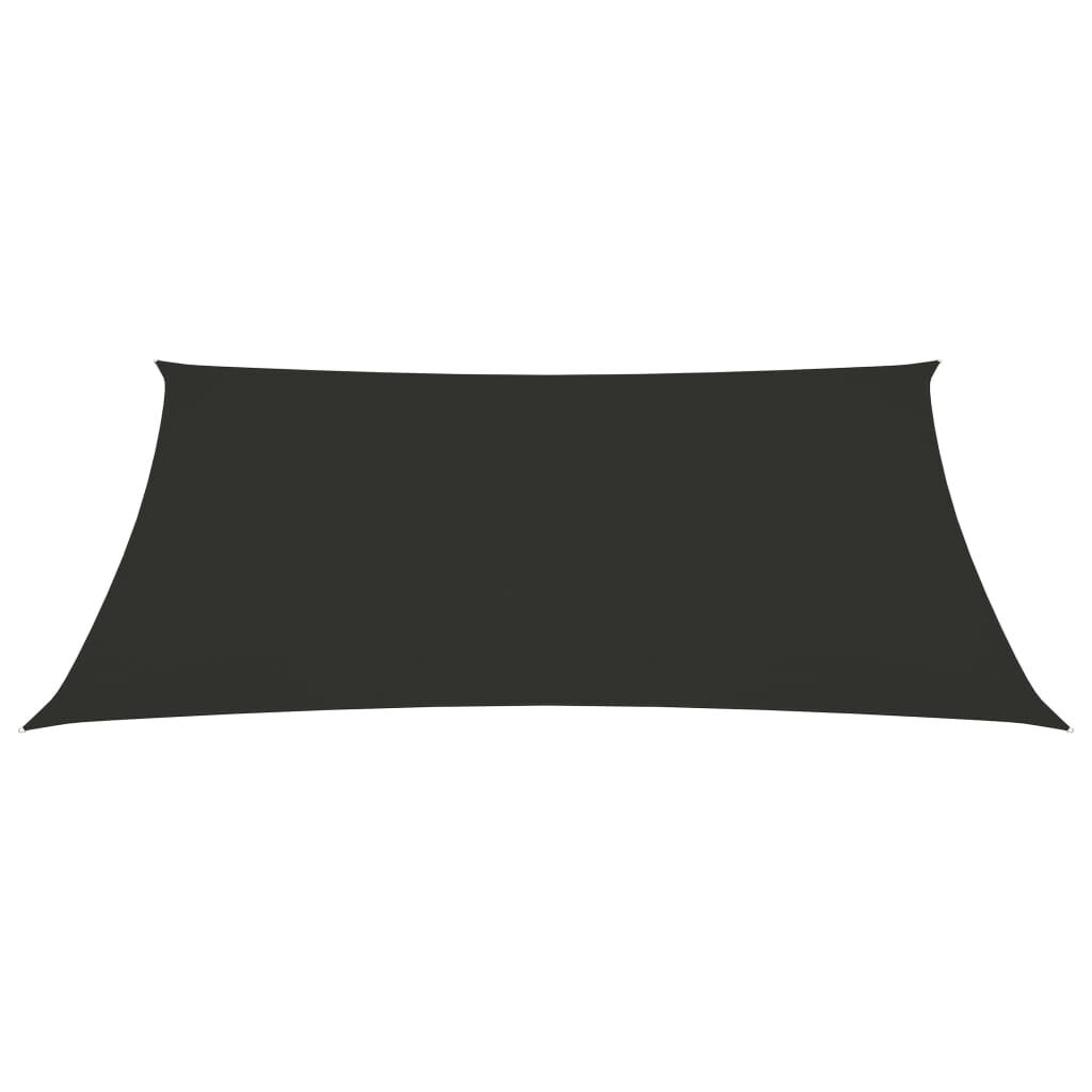Vidaxl Toldo De Vela Trapezoidal De Tela Oxford Gris Antracita 3/5x4 M_1