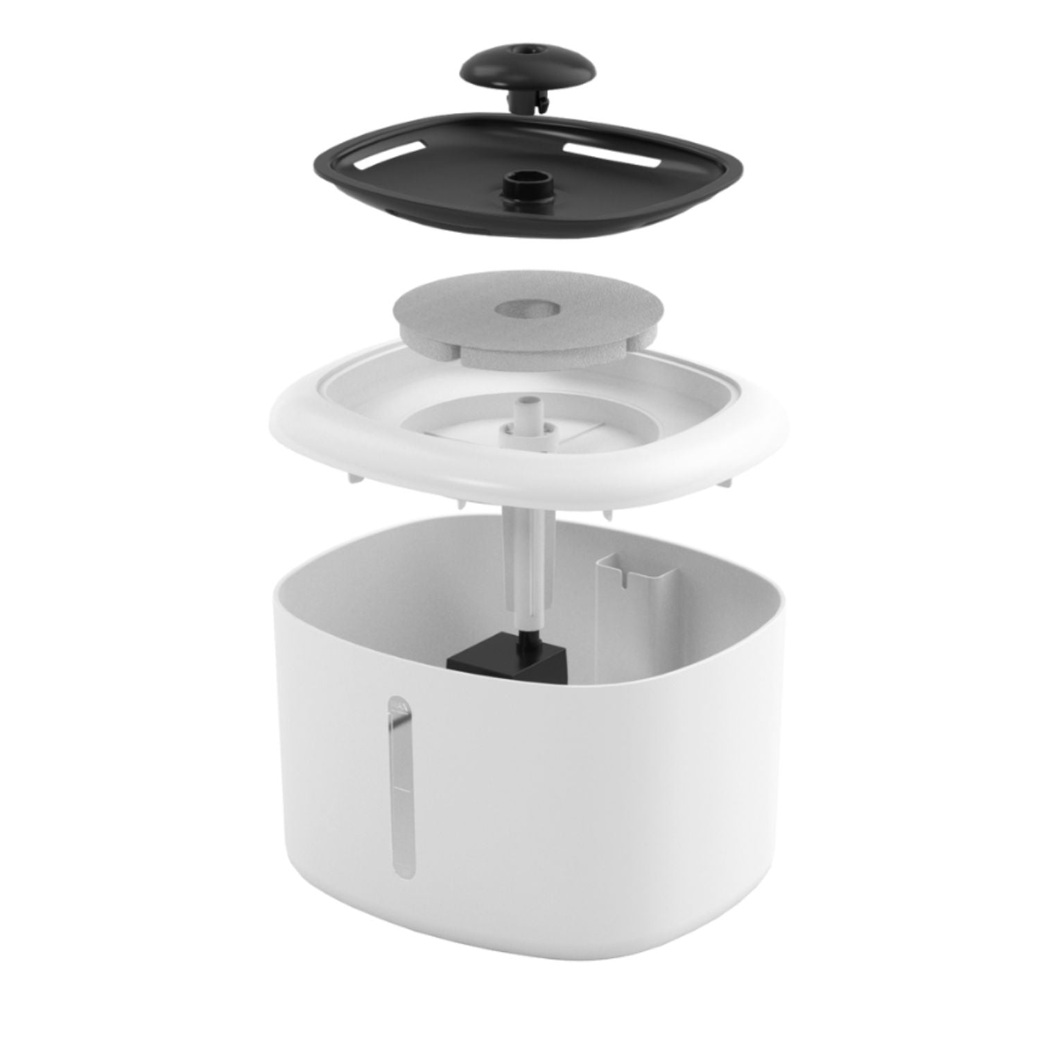Fuente De Agua Electrónica Para Que Gatos Y Perros Disfruten De Agua En Movimiento. Capacidad 2,5l_1