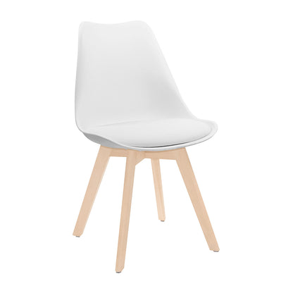 Silla De Comedor Estilo Nórdico Daria 83x55x48cm Thinia Home_0