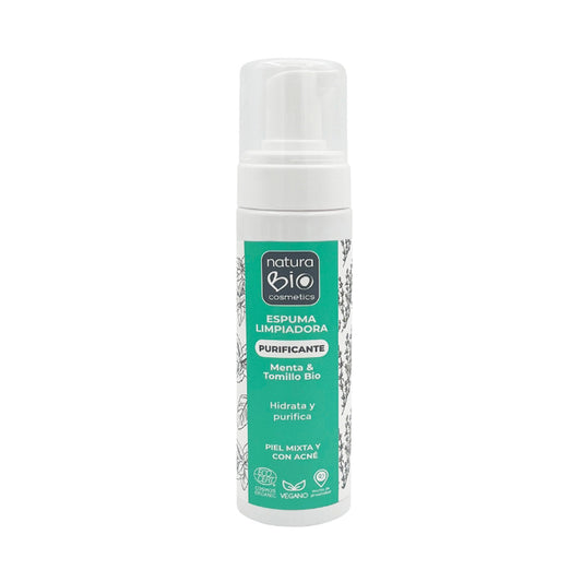 Espuma Limpiadora Purificante Naturabio, NATURABIO, 200 ml