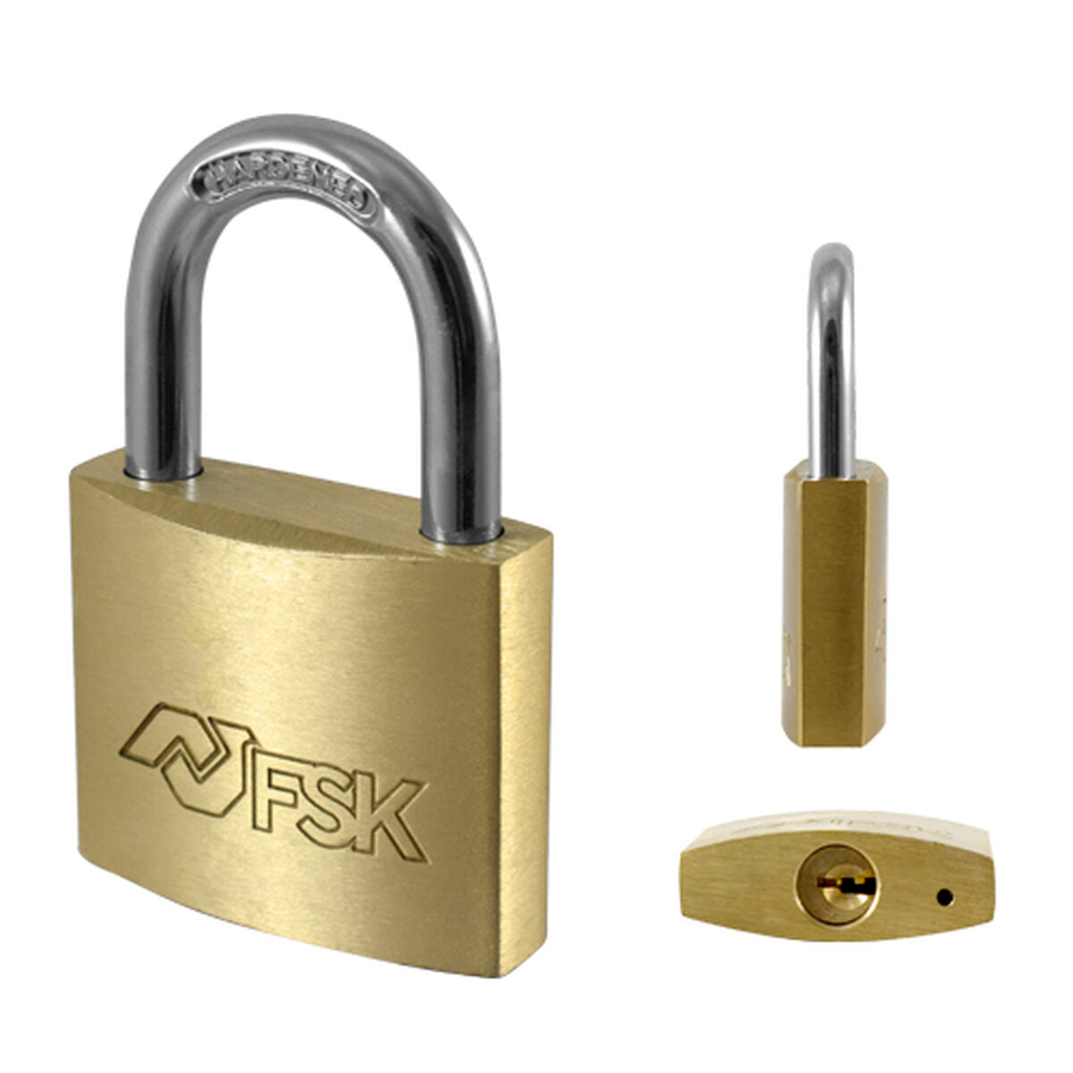 Candado De Llave Ferrestock Latón 40 Mm / Vetonek_0