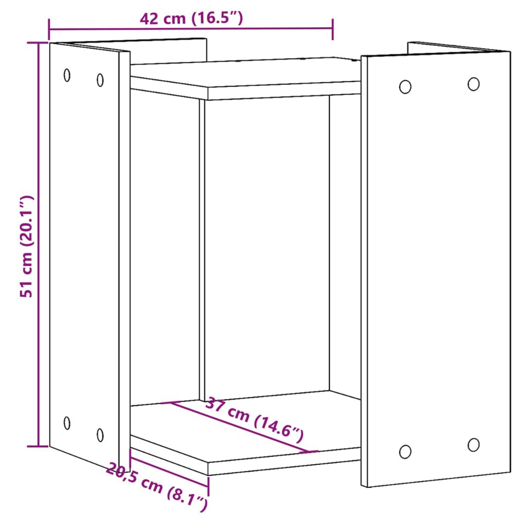 Vidaxl Mueble Arenero Para Gatos Madera Roble Ahumado 42x42x51 Cm_2