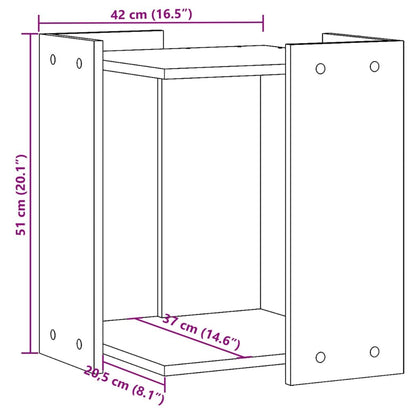 Vidaxl Mueble Arenero Para Gatos Madera Roble Ahumado 42x42x51 Cm_2