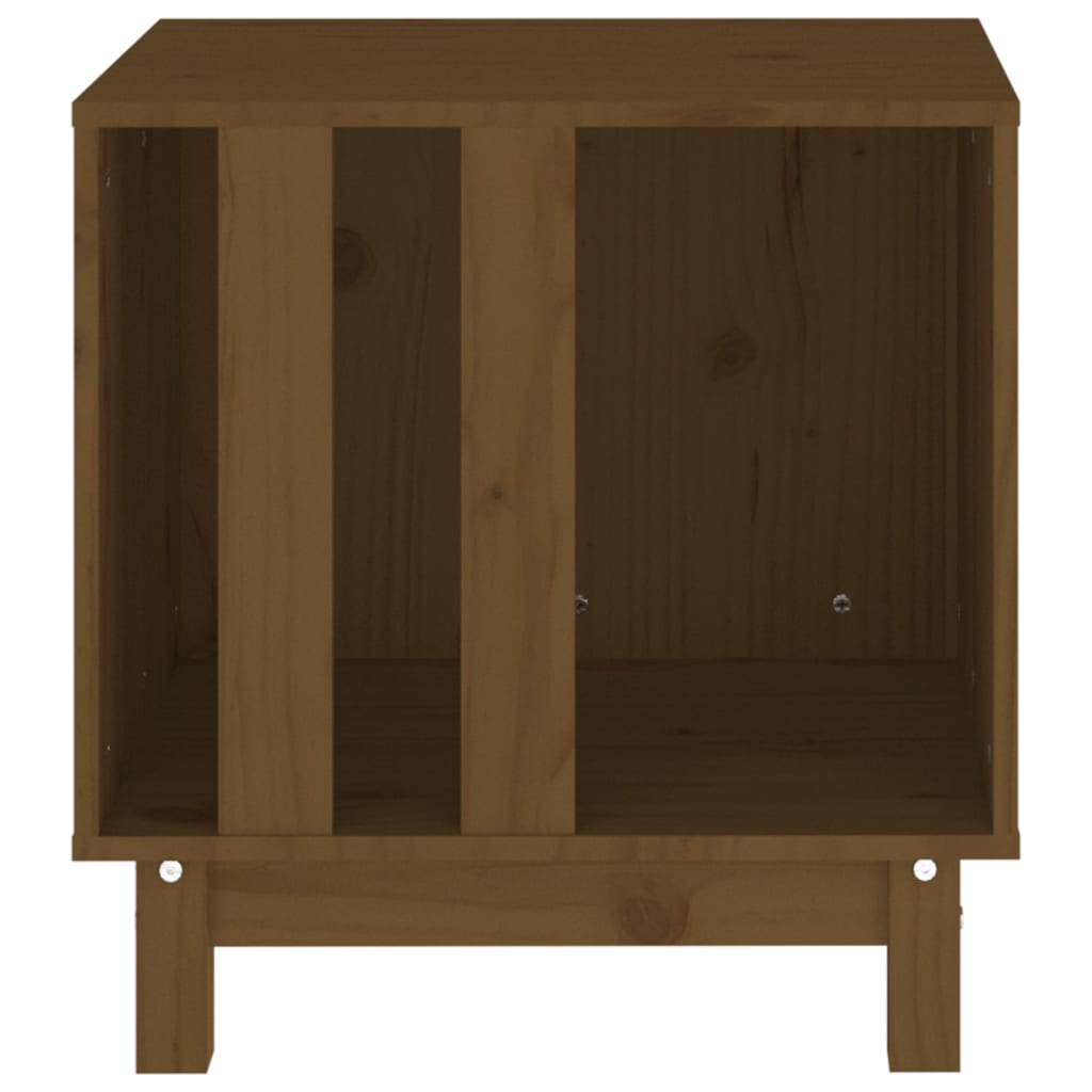 Cama Para Perros Madera Maciza Pino Marrón Miel 50x40x52 Cm / Vetonek_2
