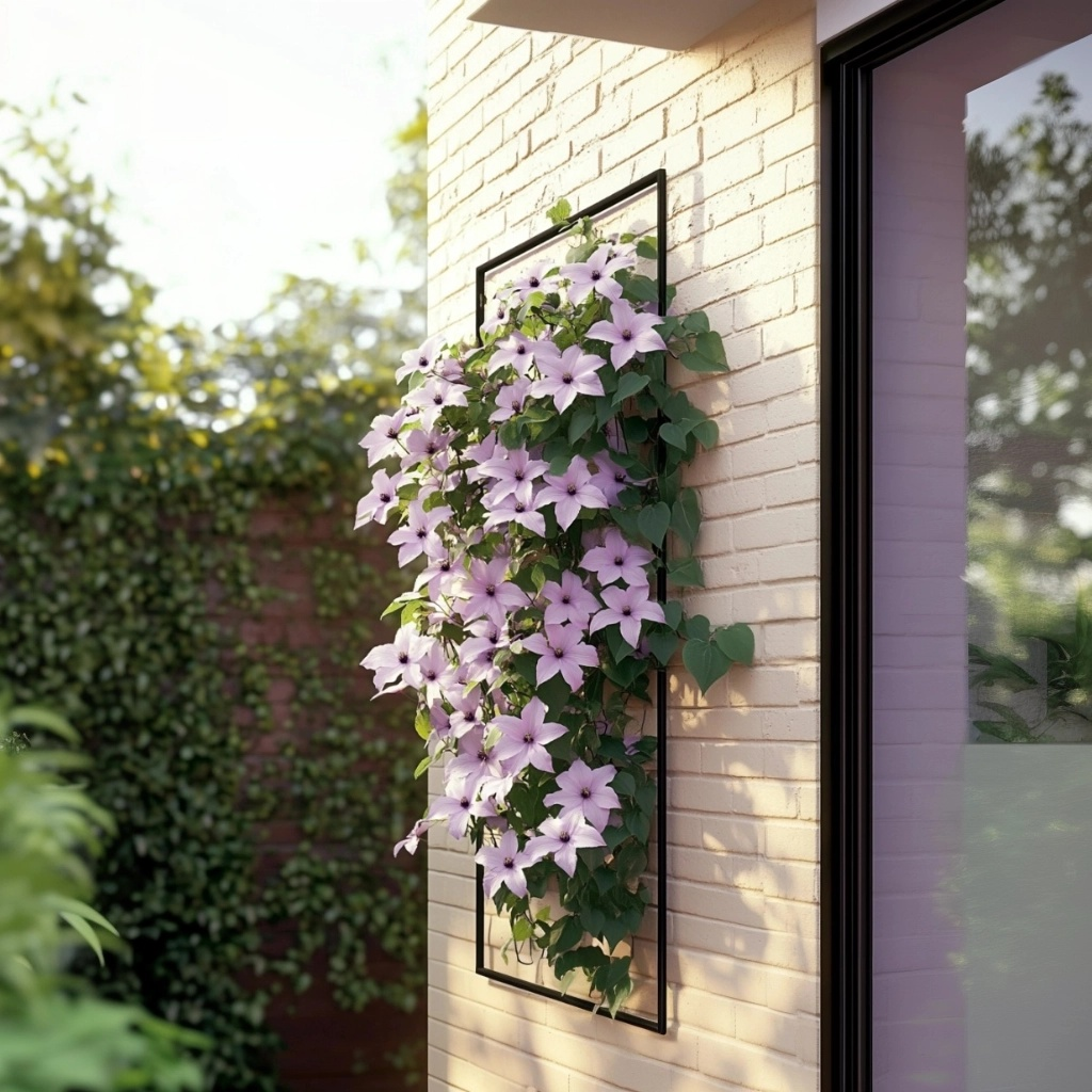 Clemátide - 2 Pzs - Clemátide 'hagley Hybrid' - Altura 100-120cm - ⌀17cm_4