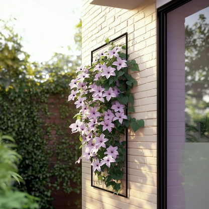 Clemátide - 2 Pzs - Clemátide 'hagley Hybrid' - Altura 100-120cm - ⌀17cm