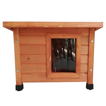 @pet Casa De Exterior De Gato Xl Madera Marrón 68,5x54x51,5 Cm_0