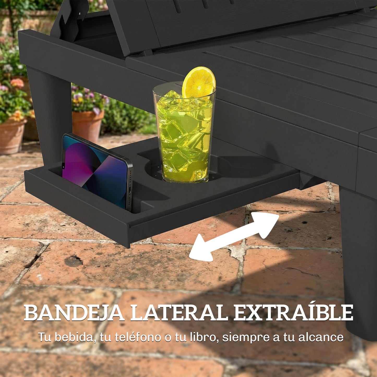 Outsunny Pack De 2 Tumbonas De Jardín Exterior_4