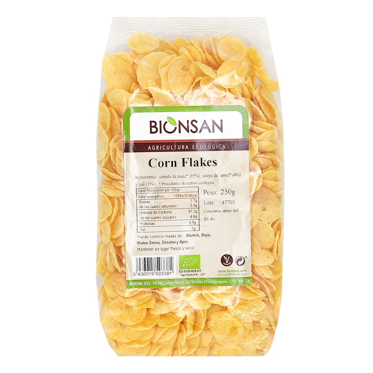 Corn Flakes Eco Bionsan 250gr_0