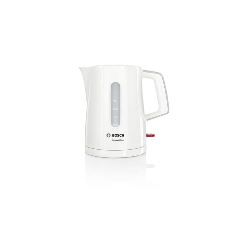 Hervidor De Agua Bosch Compactclass Twk3a051 1 L Gris, Blanco 2400 W_0