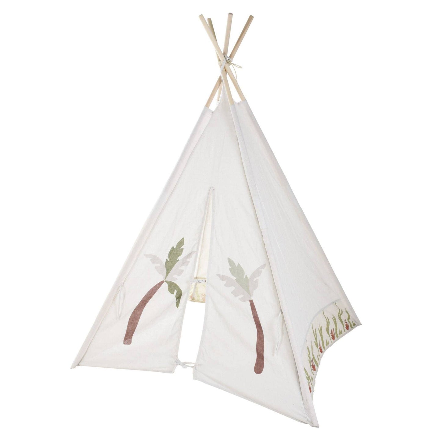 Well Home - Tipi De Algodón Y Poliéster En Color Blanco 103x103x160cm