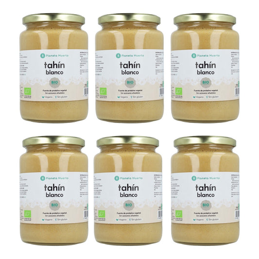 Pack 6x Tahin de sésamo Blanco ECO Planeta Huerto 700g