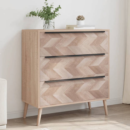 Cajonera De Madera De Ingeniería Roble Sonoma 80x38,5x87 Cm_0