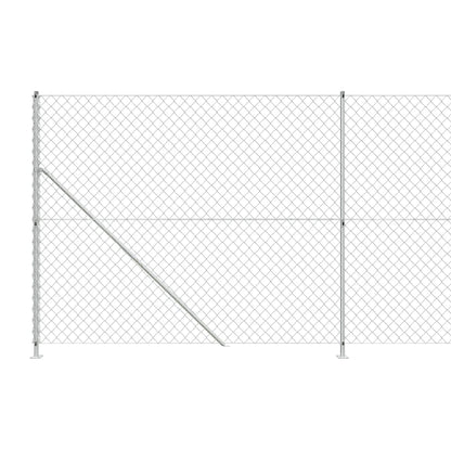 Cerca De Alambre Con Brida Plateada 2,2x10 M / Vetonek_4