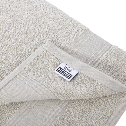 Toalla De Ducha 100% Algodón Beige 140x70 Cm._3