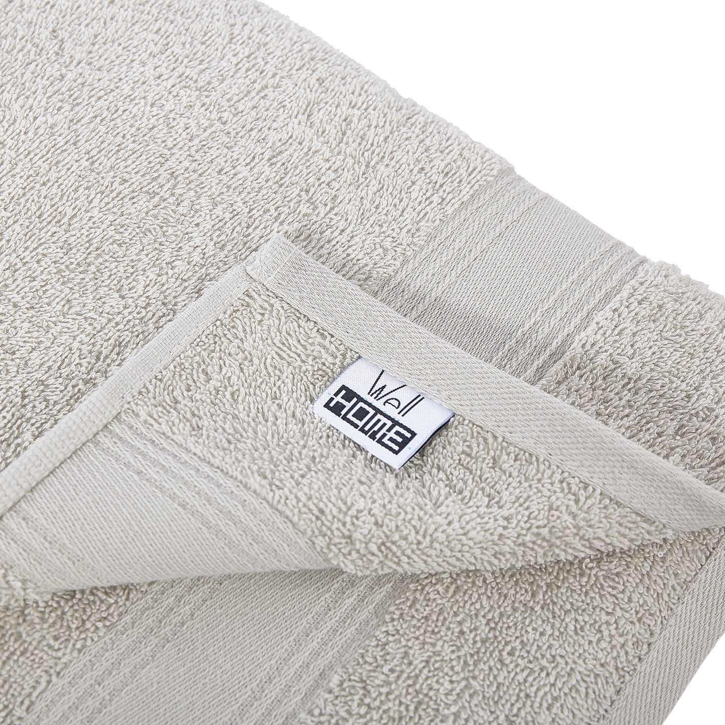 Toalla De Lavabo 100% Algodón Beige 50x90 Cm._3