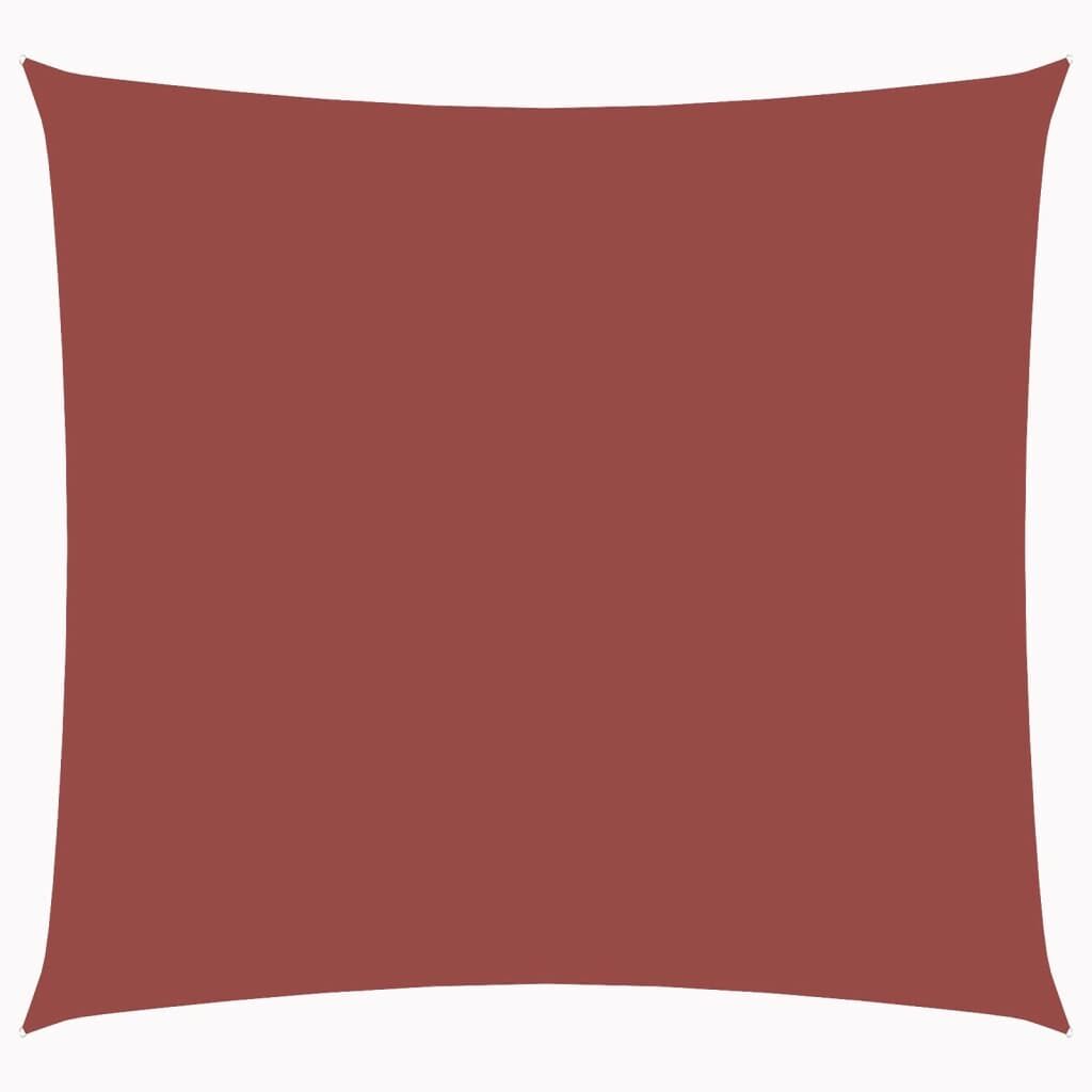 Vidaxl Toldo De Vela Cuadrado Tela Oxford Terracota 5x5 M_0