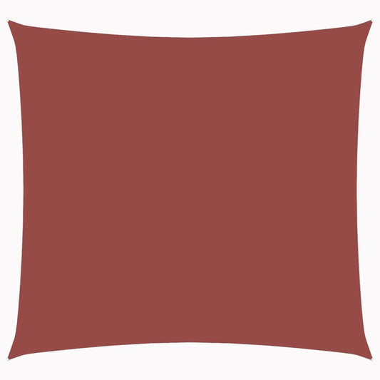 Vidaxl Toldo De Vela Cuadrado Tela Oxford Terracota 5x5 M_0