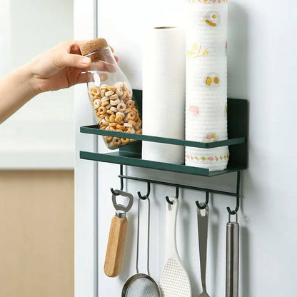 Well Home Balda De Fijación Magnética En Acero Pintado Color Negro