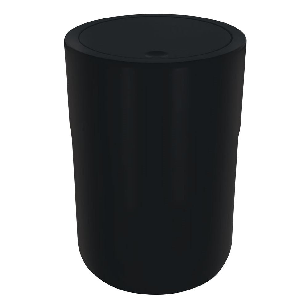 Spirella Colección Cocco, Papelera Ø19 X 26 Cm (5 Litros), Poliestirol, Negro_0