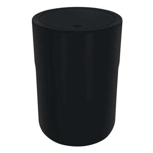 Spirella Colección Cocco, Papelera Ø19 X 26 Cm (5 Litros), Poliestirol, Negro_0