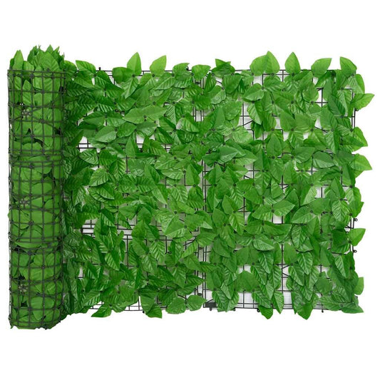 Vidaxl Toldo Para Balcón Con Hojas Verde 300x75 Cm_0