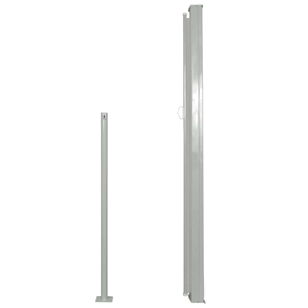 Vidaxl Toldo Lateral Retráctil De Jardín Gris 170x300 Cm_3