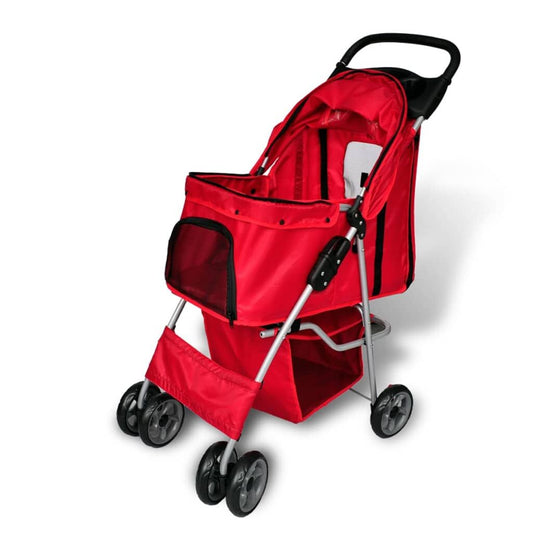 Vidaxl Cochecito Para Perros Rojo_0
