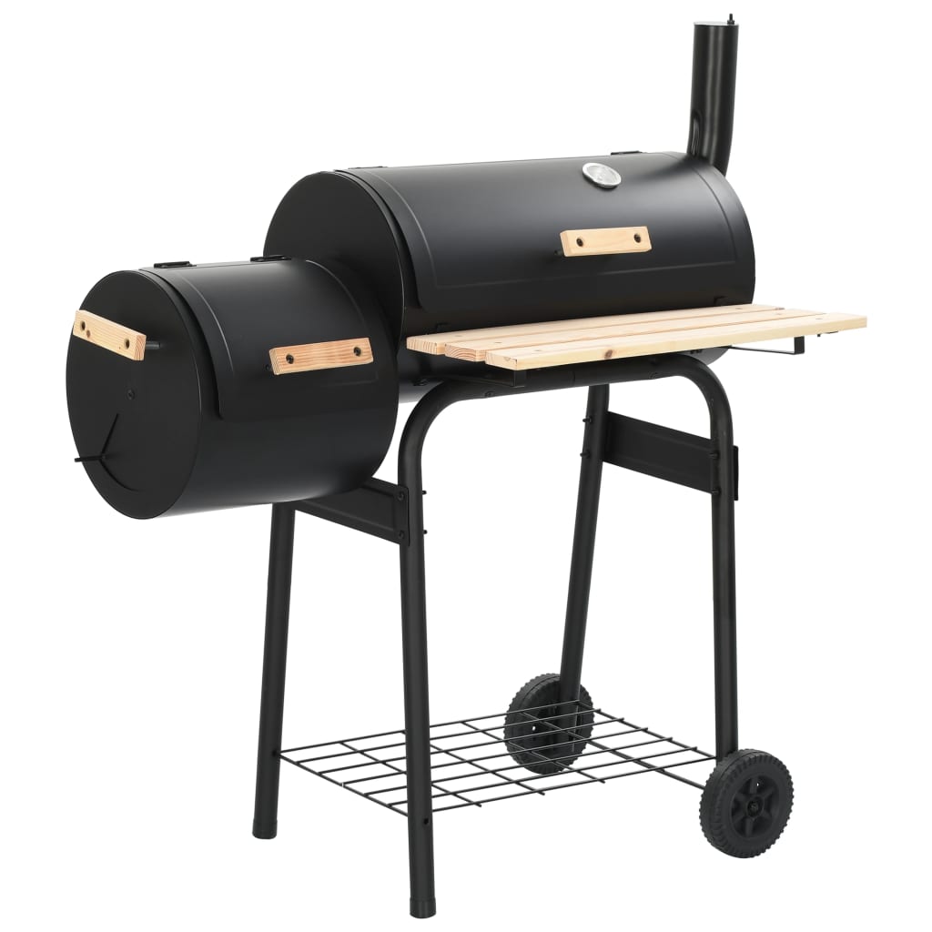 Barbacoa Clásica De Carbón Con Ahumador / Vetonek_1