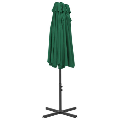 Sombrilla De Jardín Con Palo De Aluminio Verde 460x270 Cm_3