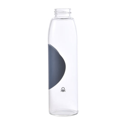 Botella De Agua 500ml Borosilicato Tapa Negro De Grifo Black & White Be_4